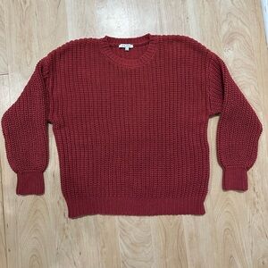 Z Supply red sweater, S